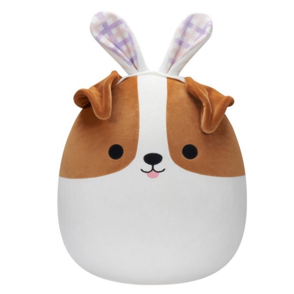 Squishmallows Brenden the Jack Russell with Bunny Ears 16” Easter 2023